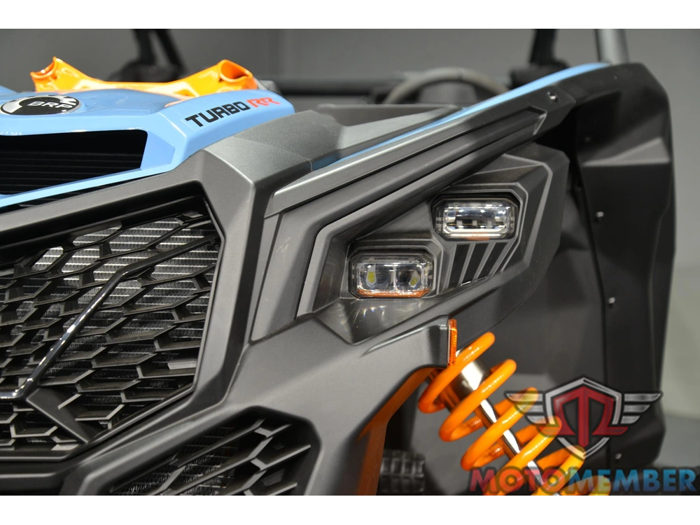 2026 Can-am Maverick X3 Rs Turbo Rr Scandi Blue & Orange Crush alt