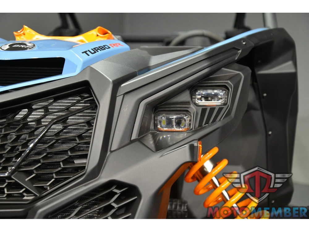 2026 Can-am Maverick X3 Rs Turbo Rr Scandi Blue & Orange Crush alt