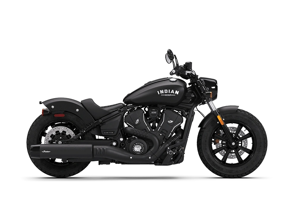 2026 Indian Motorcycle Scout Bobber Lt W/ Tech - Black Smoke alt