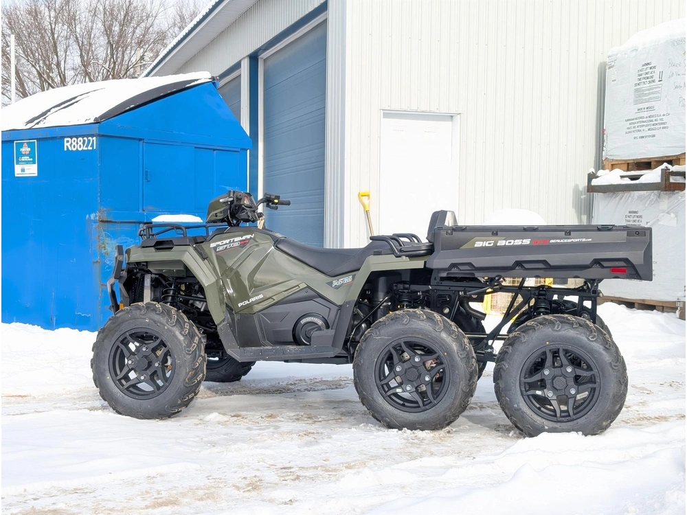 2026 Polaris Sportsman 6x6 570 Sage Green | En Stock Big Boss + Camouflage Dispo alt