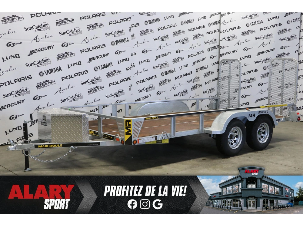 2026 Maxi-roule Uto80168d 80x168 Double Essieu alt