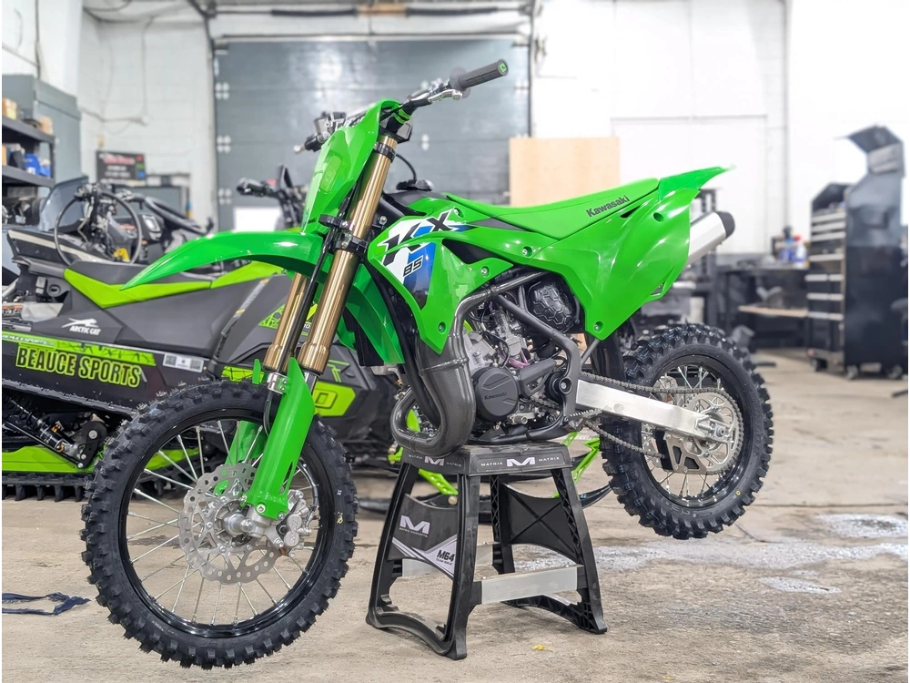 2026 Kawasaki Kx85 2026 🎯 Motocross 85cc Junior Compétition Performance Yz85 Sx85 Crf150r Progression 🟢 alt