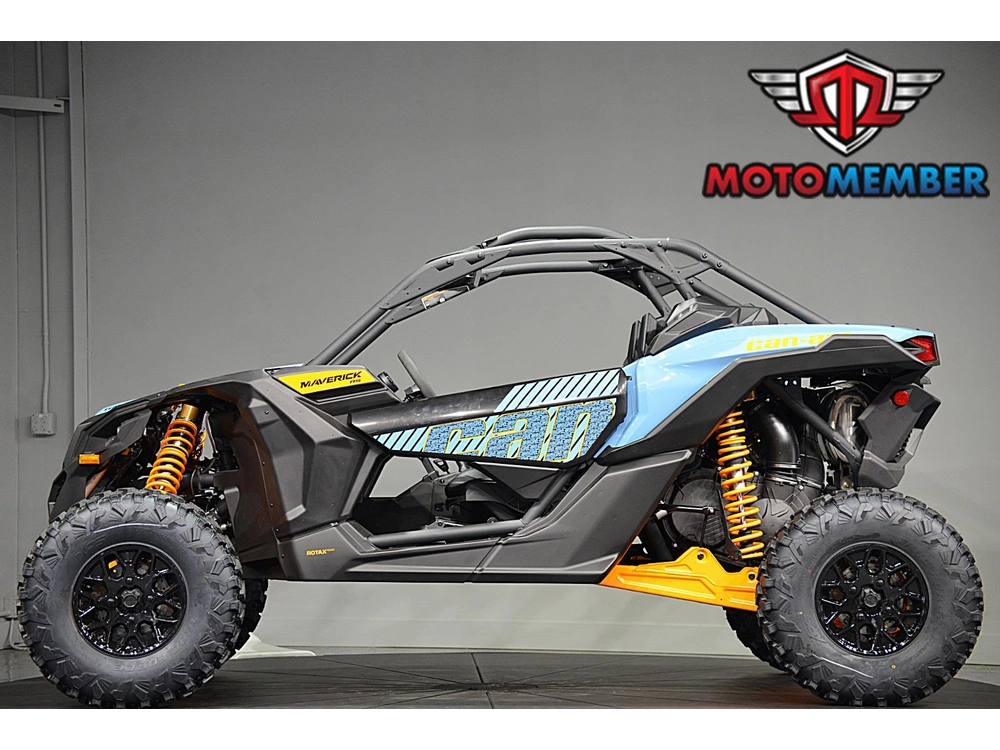 2026 Can-am Maverick X3 Rs Turbo Rr Scandi Blue & Orange Crush alt