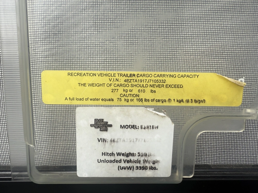 2018 Kz-rv Sportsmen Classic 191bh alt