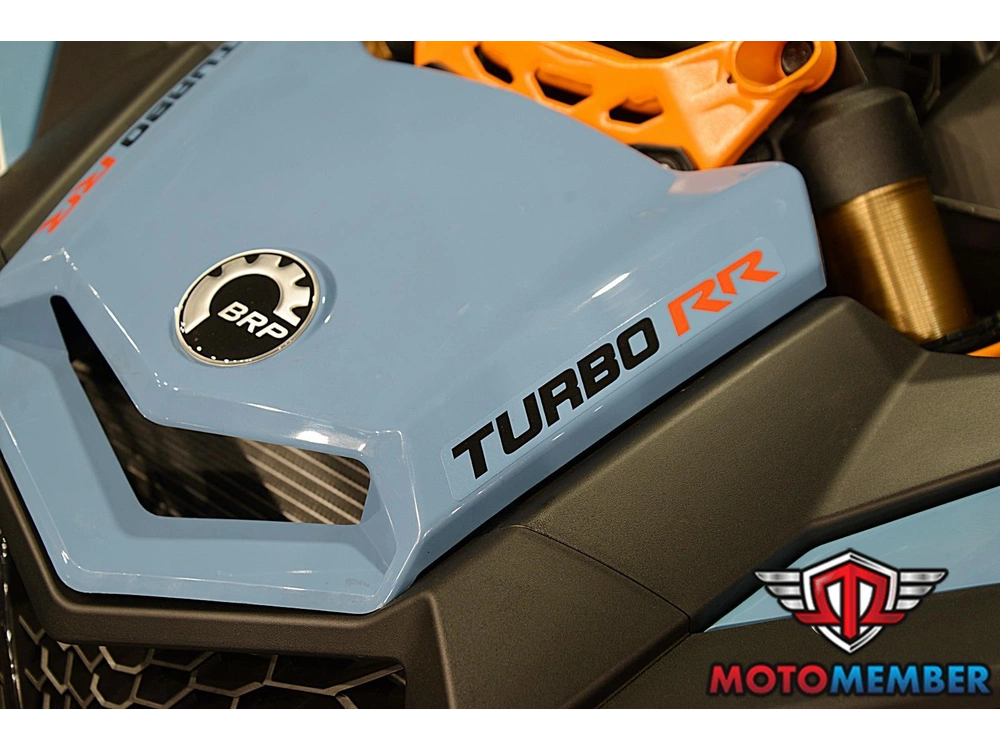 2026 Can-am Maverick X3 Rs Turbo Rr Scandi Blue & Orange Crush alt