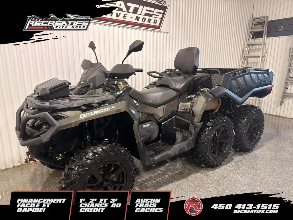 2023 Can-Am OUTLANDER MAX 1000 XT 6X6 - **BAS KILOMÉTRAGE!!**