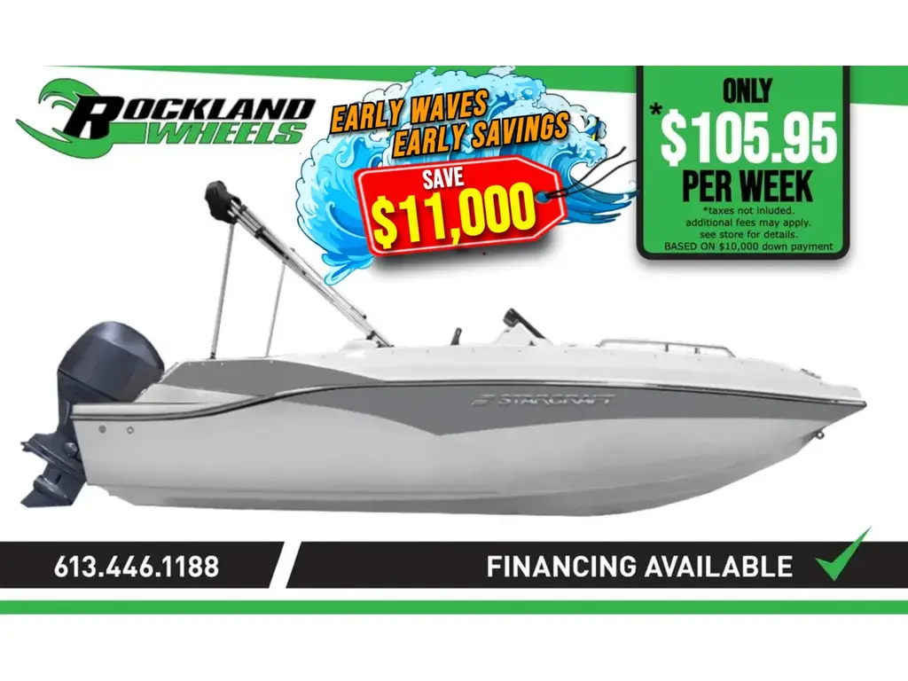 2024 Starcraft SVX 171 OB with 90HP Outboard Motor 