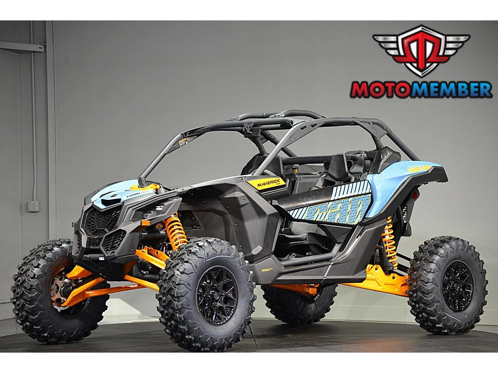 2026 Can-am Maverick X3 Rs Turbo Rr Scandi Blue & Orange Crush alt