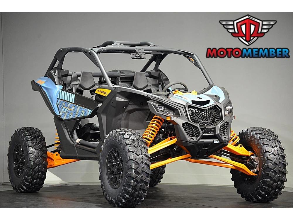 2026 Can-am Maverick X3 Rs Turbo Rr Scandi Blue & Orange Crush alt
