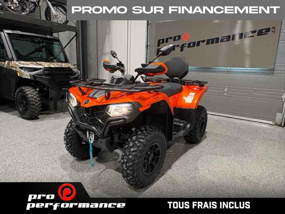 2026 Cfmoto Cforce 400 Touring Orange Lave alt