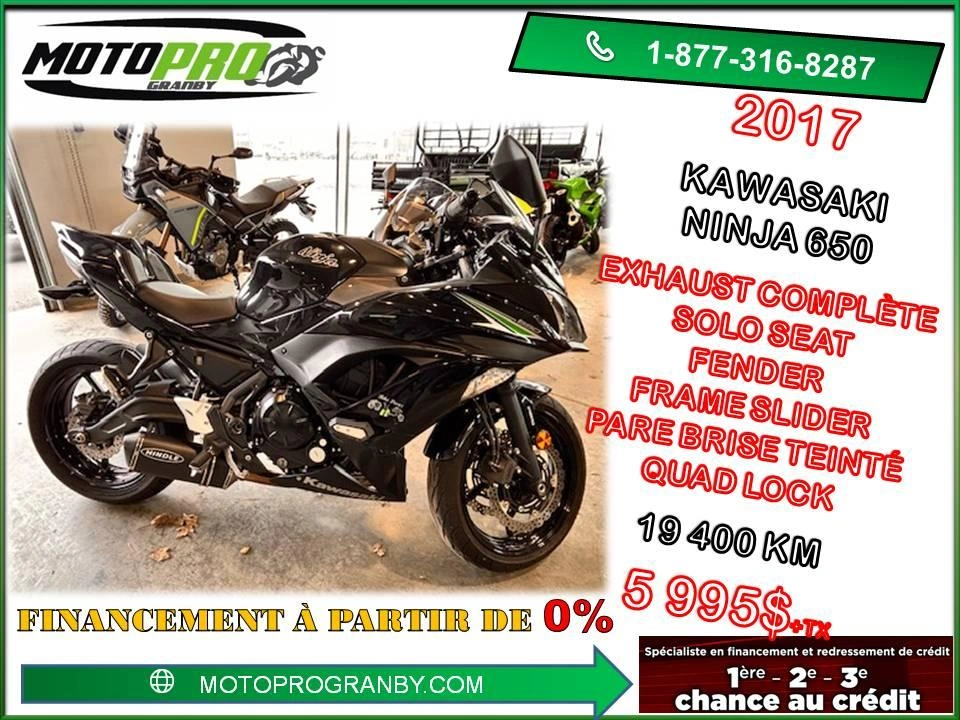 2017 Kawasaki Ninja 650 Abs Ninja 650 Ninja650 Ex650 Ex 650 Exhaust alt