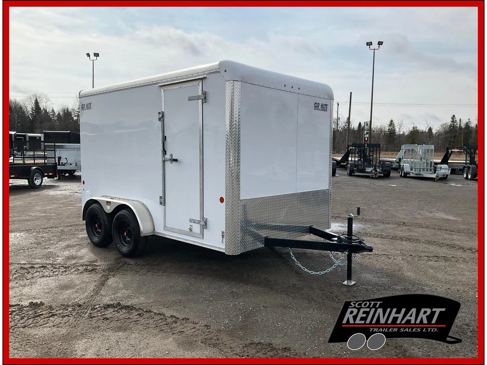 2026 Car Mate Trailers 7x12 Hd Custom Cargo Trailer alt