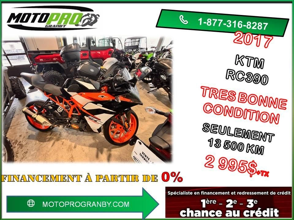 2017 Ktm Rc390 Rc390 Rc 390 Impeccable alt