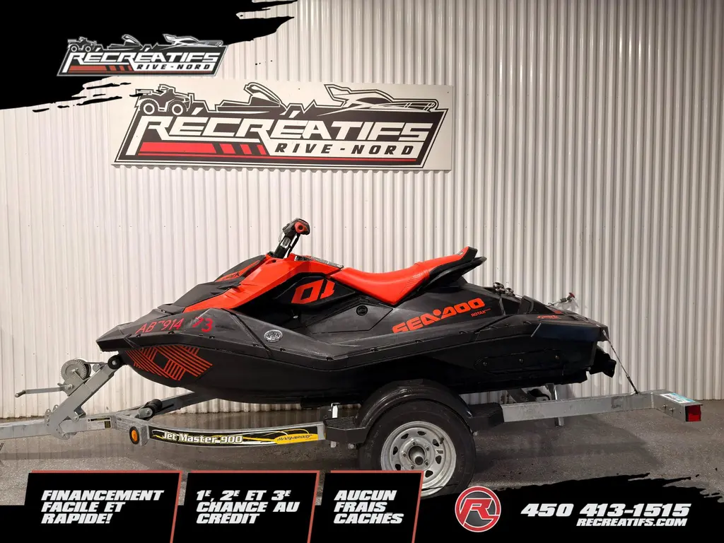 2021 SEADOO SPARK TRIXX 2UP - **SEULEMENT 15 HEURES**