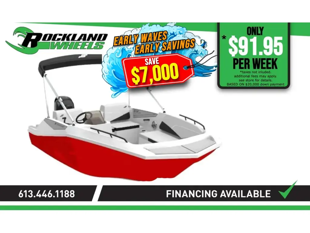2025 Starcraft SV 16 OB with 90HP Mercury Outboard and Trailer