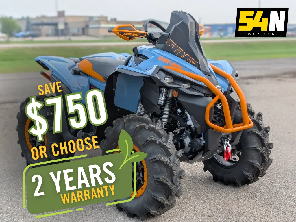 2026 Can-Am Renegade X mr 1000R - Scandi Blue & Orange Crush 