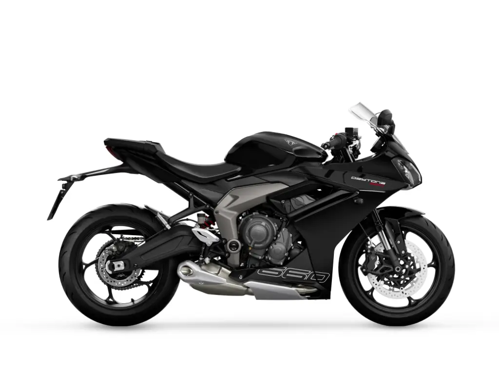 2026 Triumph Daytona 660 // Sapphire Black 