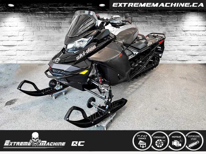 2023 SKIDOO BACKCOUNTRY X® 146'' 850 E-TEC TRÈS PROPRE!!!
