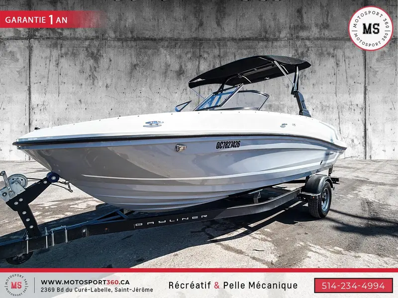 BAYLINER VR5 OPEN DECK 20.5 PIED 250 HP TOUR WAKE + SIMRAD ! 2021