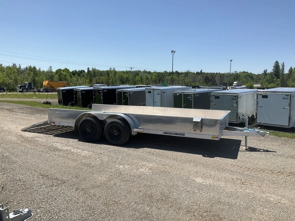 2026 Stronghaul 82x16 3.5 Ton All Aluminum Landscape Trailer alt