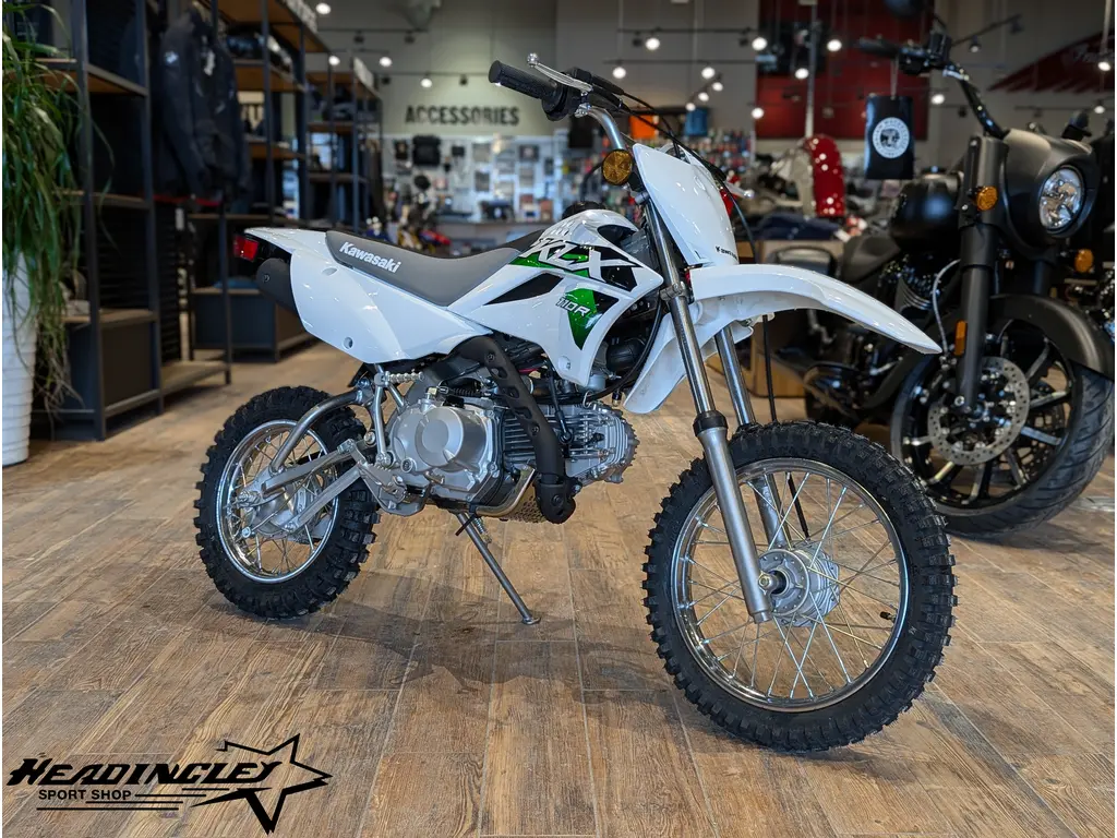 2026 Kawasaki KLX110R L // Bright White 