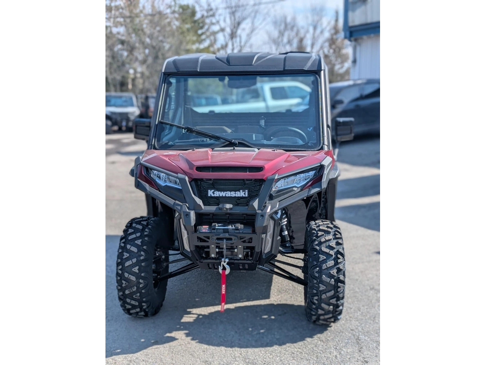 Kawasaki Ridge Platinum Ranch Edition Hvac 🎯 Utv Cabine Fermée Chauffé Climatisé Travail Luxe Ranger Xp1000 Defender Limited 4 Saisons 🟢 2026 alt