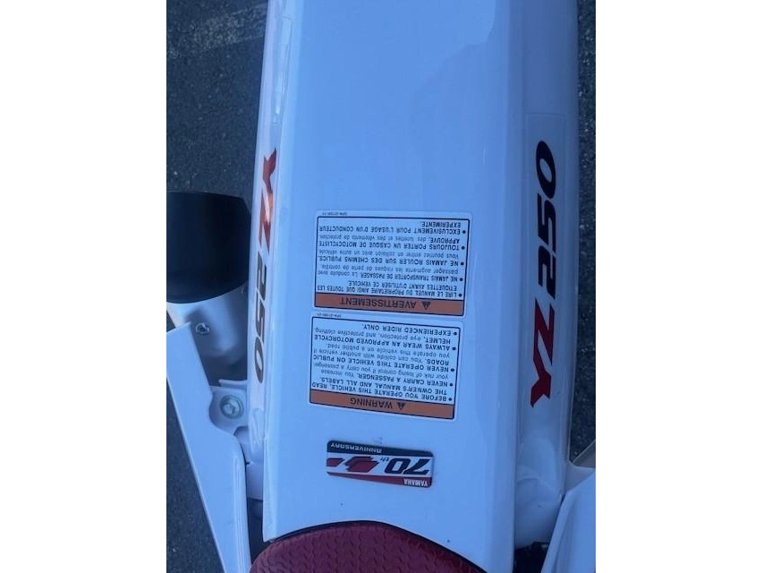 2026 Yamaha Yz250 70e Anniversaire Moteur 2 Temps alt