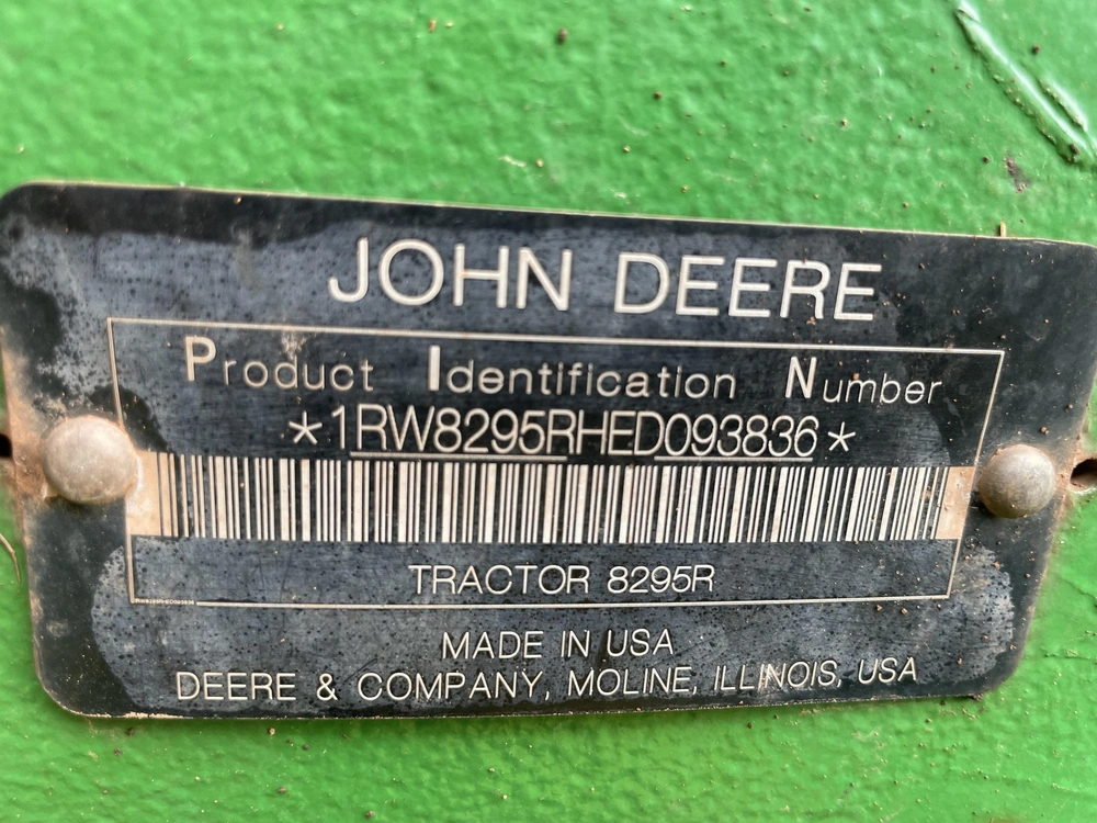2014 John Deere 8295r alt