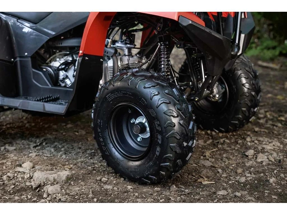 2025 Yamaha Grizzly 110 Grey Metallic/red - Last 2025 Grizzly 110 In Stock! alt