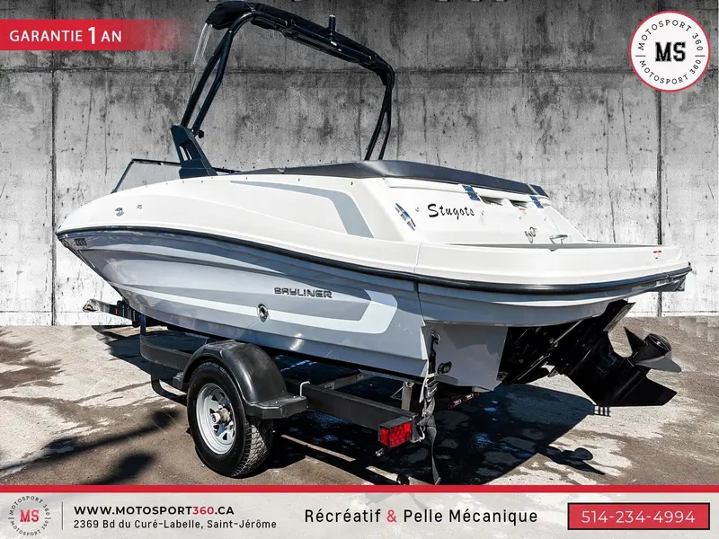 BAYLINER VR5 OPEN DECK 20.5 PIED 250 HP TOUR WAKE + SIMRAD ! 2021