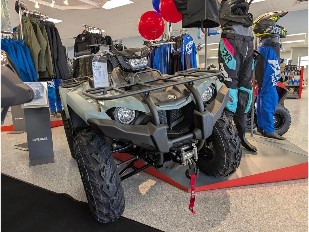 2026 Yamaha Kodiak 450 Eps Xt-r Moss Grey/tactical Black - Finance For $108 Bi-weekly All In Or Add Plow And Heated Handlebar Kit For Only $16 More Per Payment Based On Zero Downpayment! alt