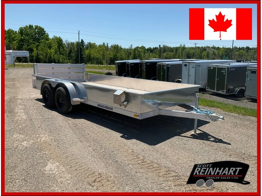2026 Stronghaul 82x16 3.5 Ton All Aluminum Landscape Trailer alt