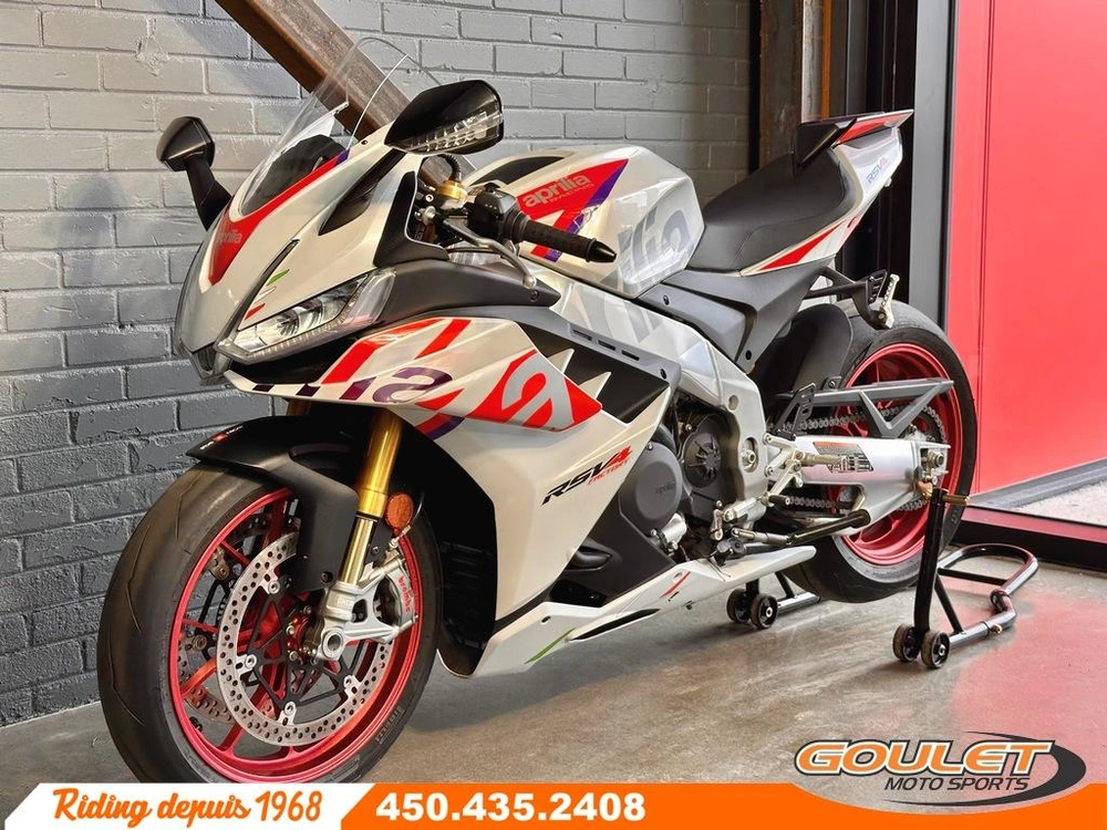 Aprilia Rsv4 1100 Factory Speed White 2023 alt