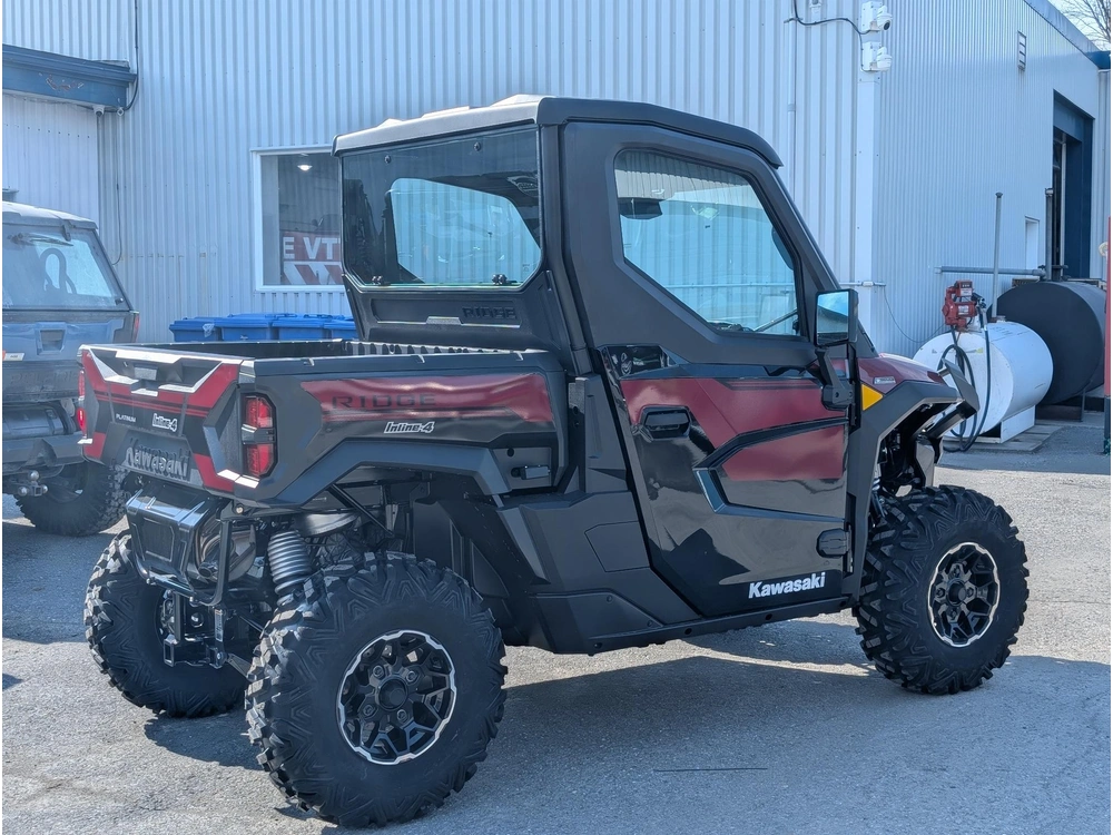 Kawasaki Ridge Platinum Ranch Edition Hvac 🎯 Utv Cabine Fermée Chauffé Climatisé Travail Luxe Ranger Xp1000 Defender Limited 4 Saisons 🟢 2026 alt