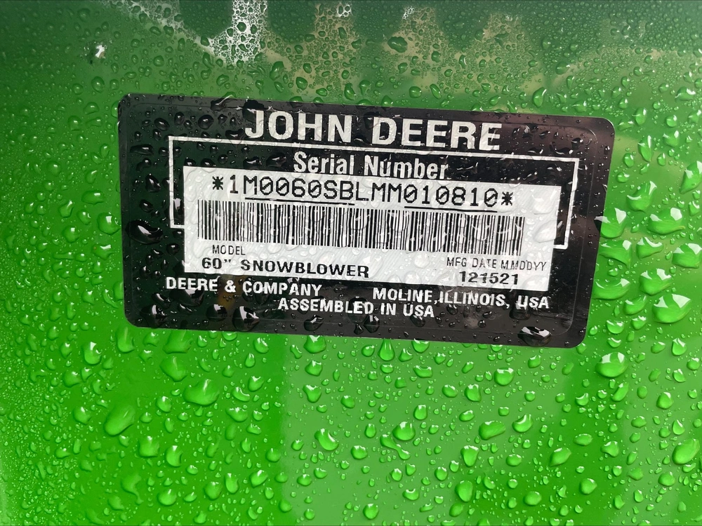 2021 John Deere 60 In. Heavy Duty Snow Blower alt
