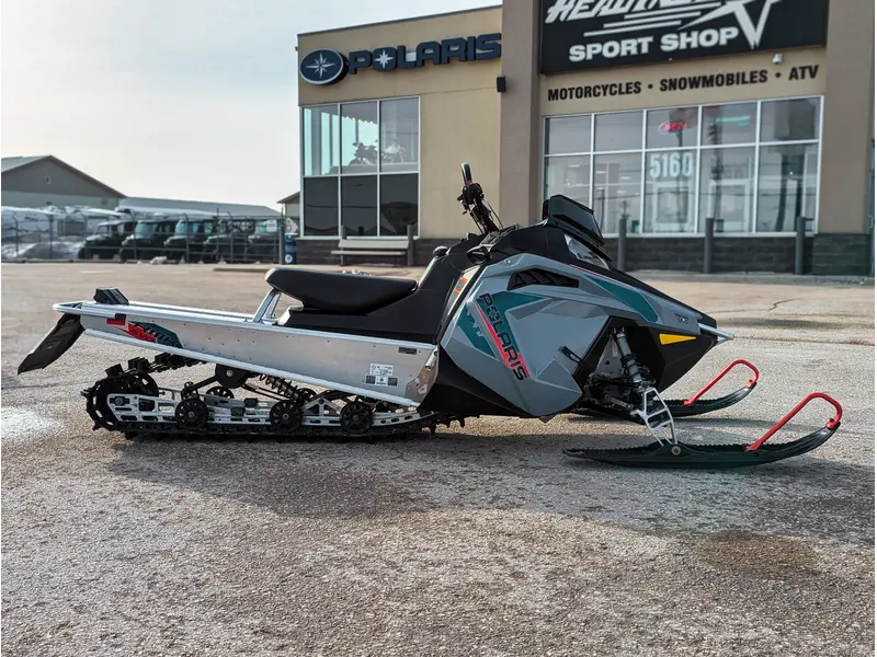 Polaris 550 RMK EVO 144 // Stealth Gray w/ Electric Visor Plug 2024