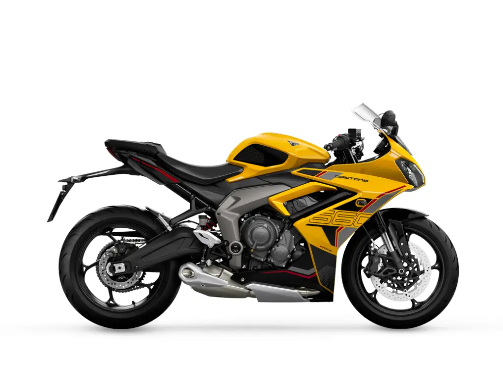 2026 Triumph Daytona 660 // Cosmic Yellow/Sapphire Black 