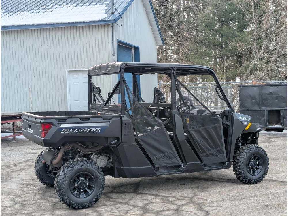 2021 Polaris Ranger 1000 Premium Crew 🎯 Utv 4 Places Occasion Faible Km Travail Famille Defender Max Viking Vi Polyvalent 🟢 alt