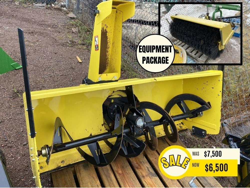 2016 John Deere Sb59 Snow Blower & 60hdb Broom Package alt