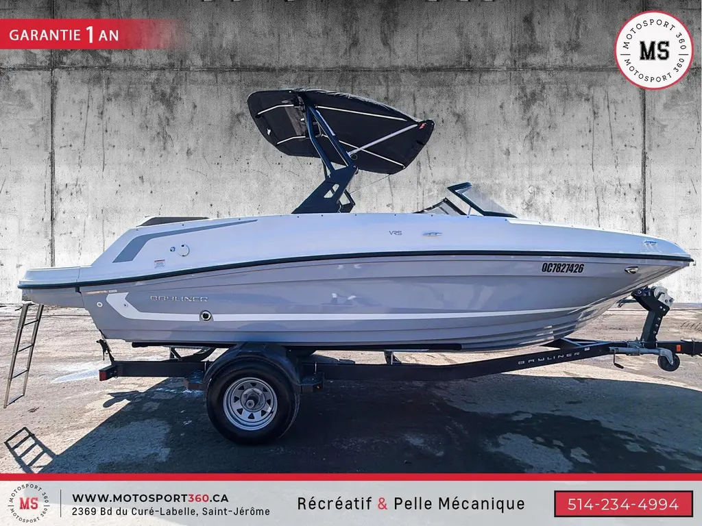 BAYLINER VR5 OPEN DECK 20.5 PIED 250 HP TOUR WAKE + SIMRAD ! 2021