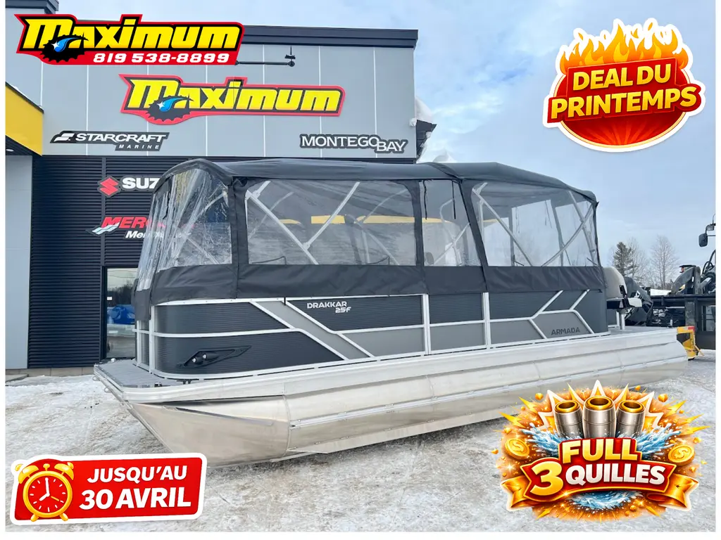 2026 Armada DRAKKAR 25 FISH (FULL 3 QUILLES)