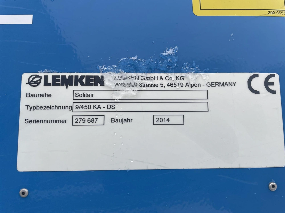 2014 Lemken Solitair 9/450 Ka alt