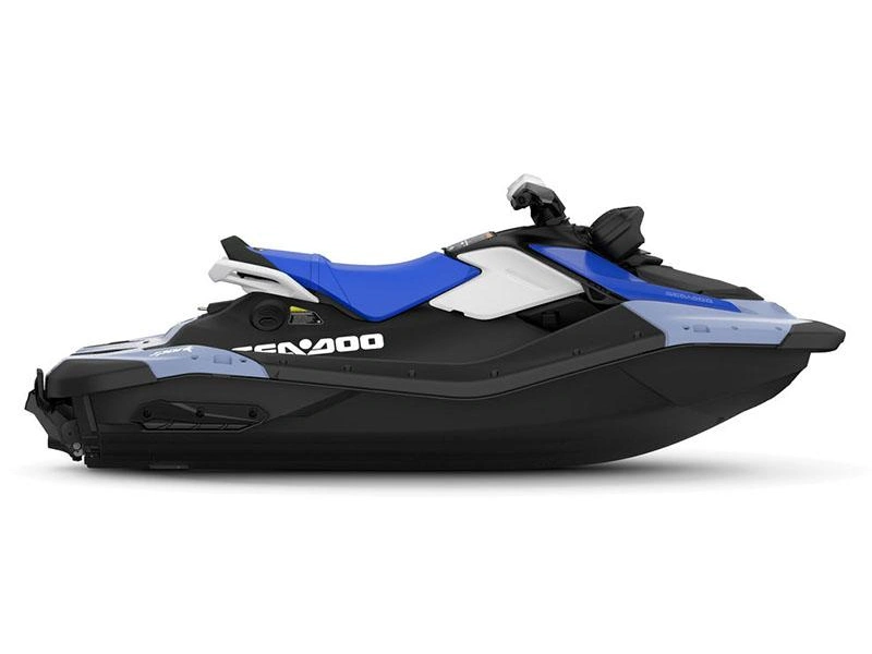 2026 Sea-doo Spark Convenience Package 900 3up Ibr "dazzling Blue / Vapor Blue (sound System)" alt