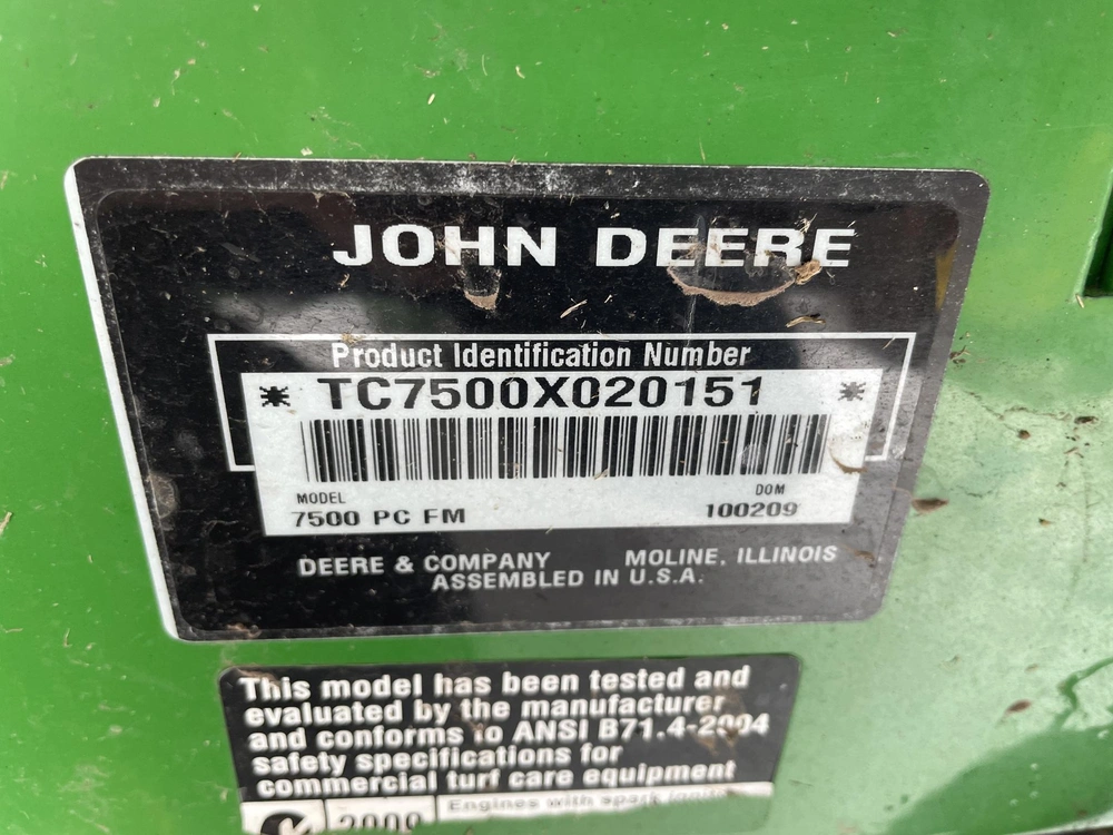 2009 John Deere 7500 alt