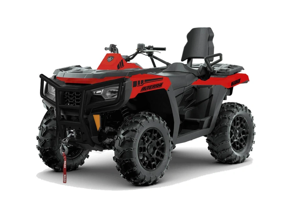 Arctic Cat Alterra 600 Trv Rouge 🎯 Vtt 2 Places Travail Confort Chasse Forêt Outlander Max Kodiak 700 Remorquage 🟢 2026 alt