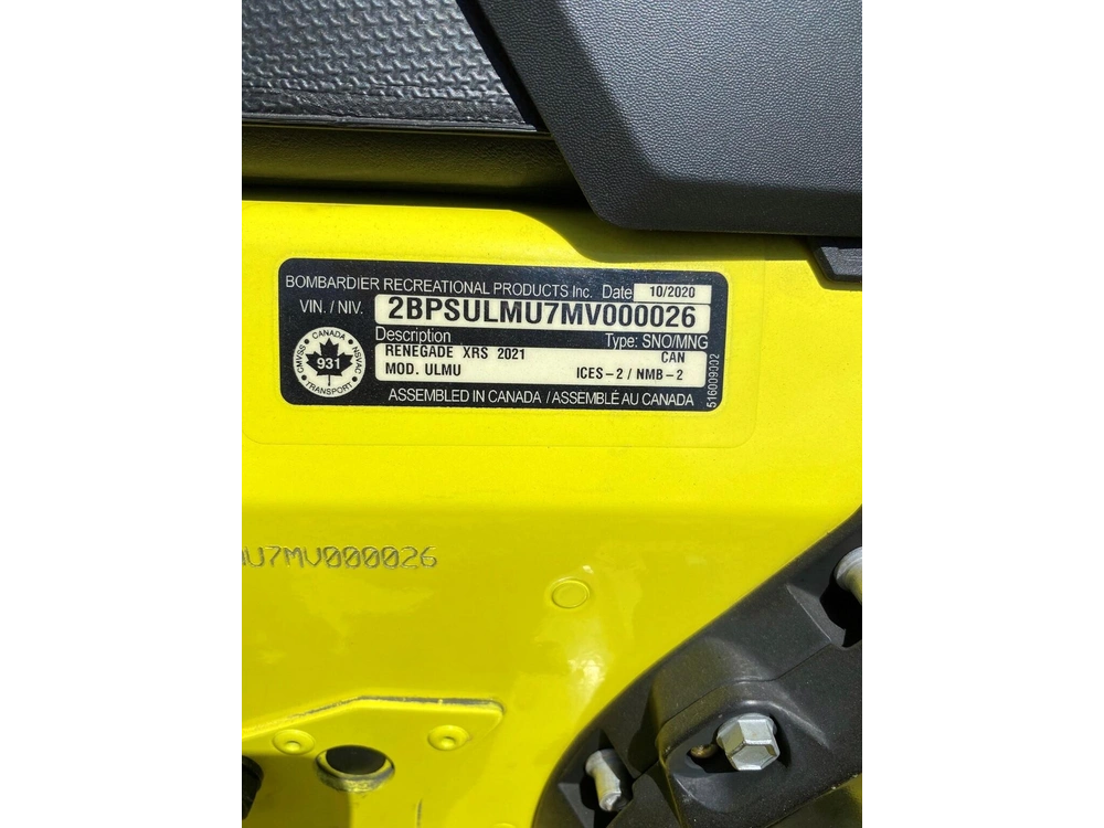 2021 Ski-doo Renegade X-rs 850 Ice Ripper Adjust Pkg alt