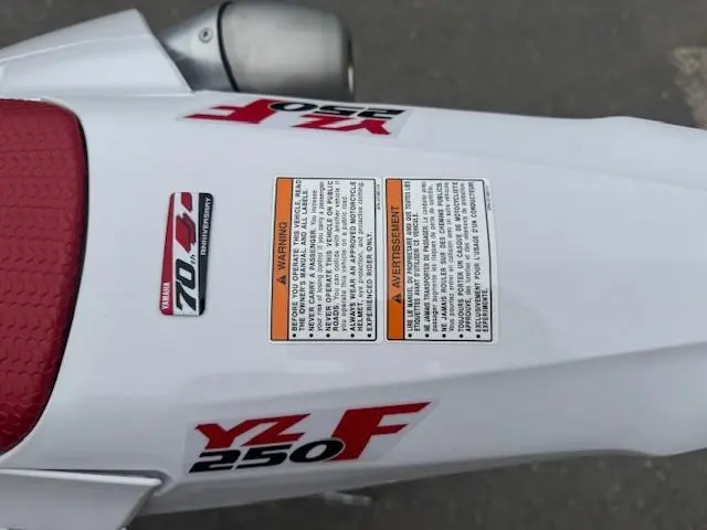 2026 Yamaha YZ250F 70E ANNIVERSAIRE MOTEUR 4-TEMPS thumbnail 13
