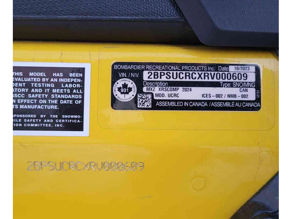 Ski-doo Mxz X Rs 850 E-tec Comp 2024 alt