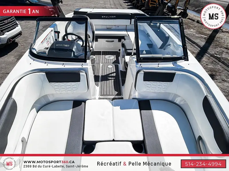 BAYLINER VR5 OPEN DECK 20.5 PIED 250 HP TOUR WAKE + SIMRAD ! 2021