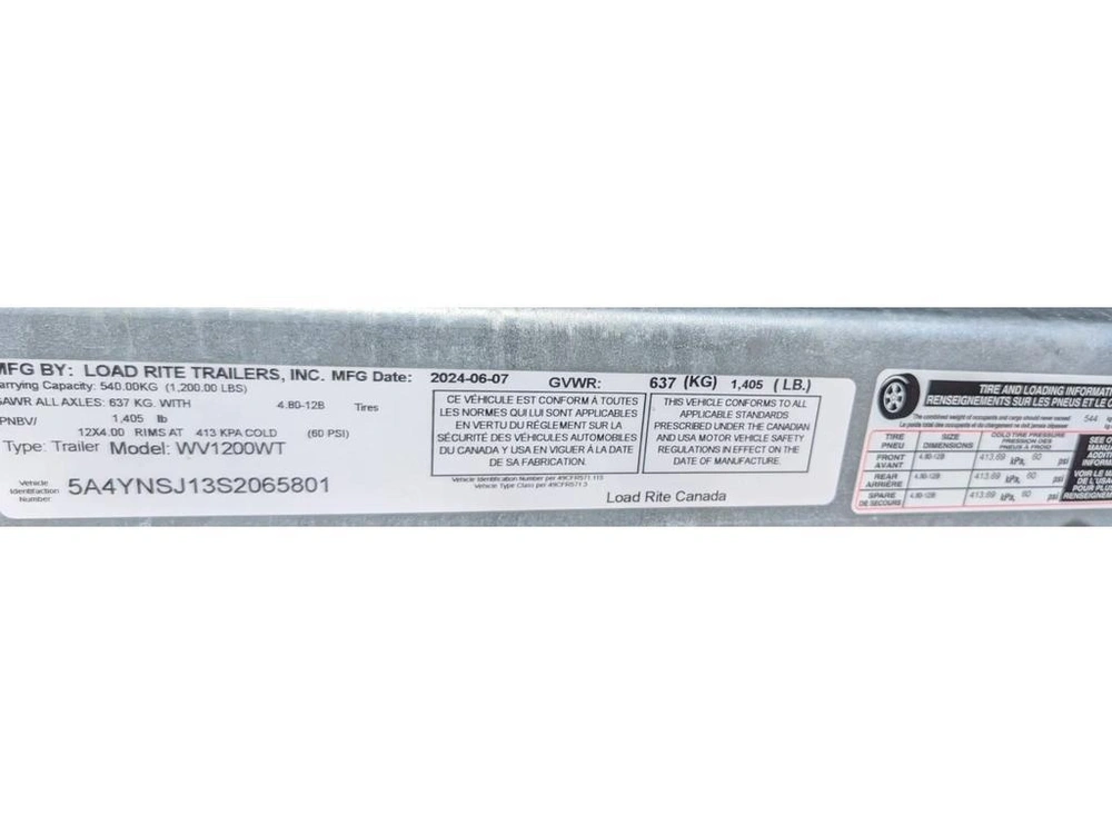 2025 Load Rite Rite Loa-wv1200wt alt